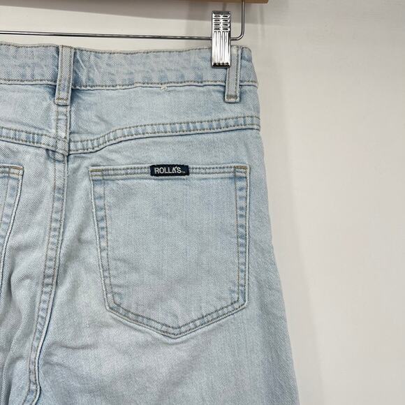 Rolla's Original High Rise Straight Leg Jeans Light Wash Women's 27 - Picture 4 of 11